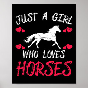 Póster Hípica jinete de caballos Chicas