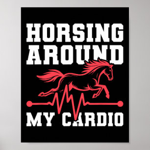 Póster Hípica Montada - Ekg de caballo