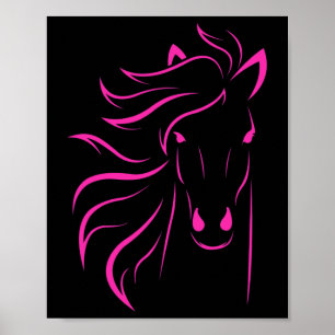 Póster Hípica Regalos Mujeres Hombres Ecuestres Caballo