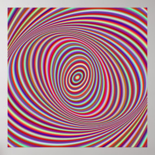 Póster Hipnosis de neón