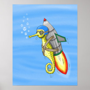 Póster Hipoahorse de mar