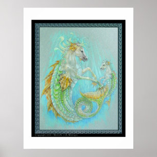 Póster Hipocampo (dragón del caballo)