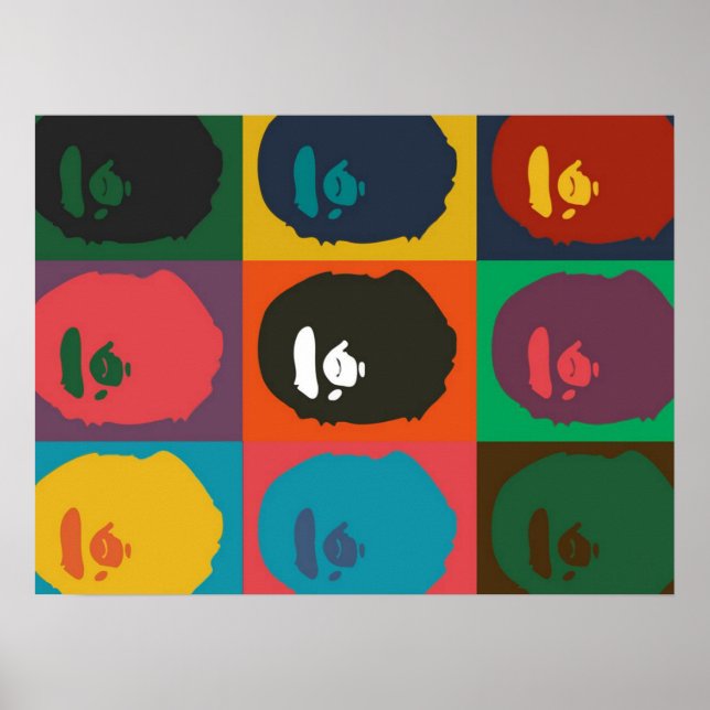 Póster hipófisis de mono de vaca (Frente)