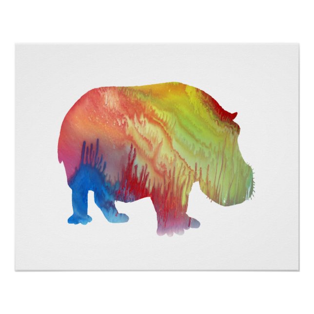 Póster Hipopótamo (Anverso)