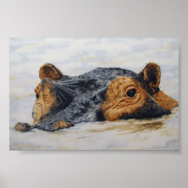 Póster hipopótamo (Frente)