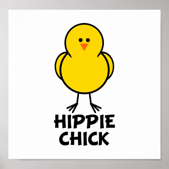 Póster Hippie Chick (Frente)