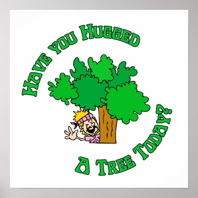 Póster Hippie de abertura de árbol (Frente)