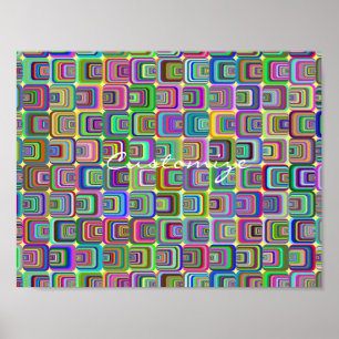 Póster Hippie-estilo psicodélico maravilloso Thunder_Cove