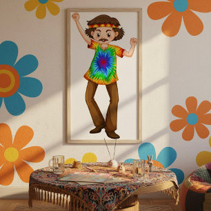 Póster Hippie Man Poster