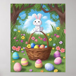 Póster Hippity Hop Bunny