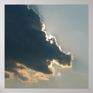 Póster Hippo Cloud Canvas Print