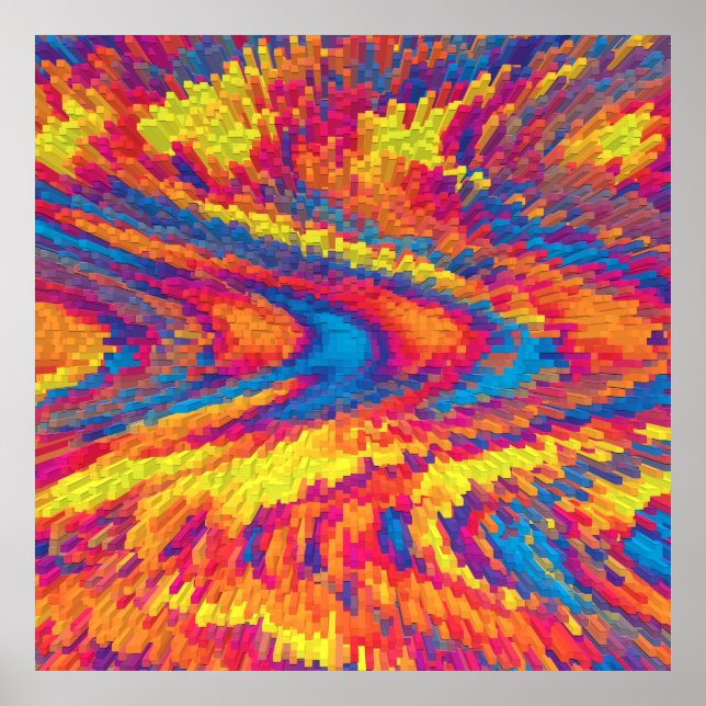 Póster Hippy Swirls.... (Frente)