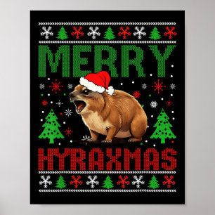Póster Hiraxia Hirax Navidades feos sudoración