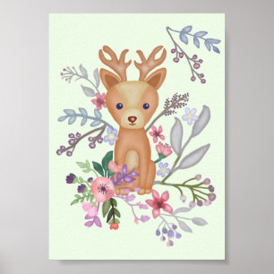 Póster Hirsch im Busch