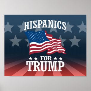 PÓSTER HISPANÍA PARA TRUMP