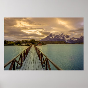 Póster Histeria Pehoe. Cordillera del Paine