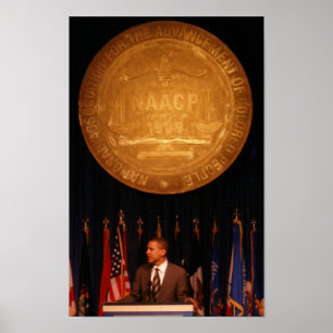 Póster HISTORIA de Barack Obama EN la FABRICACIÓN