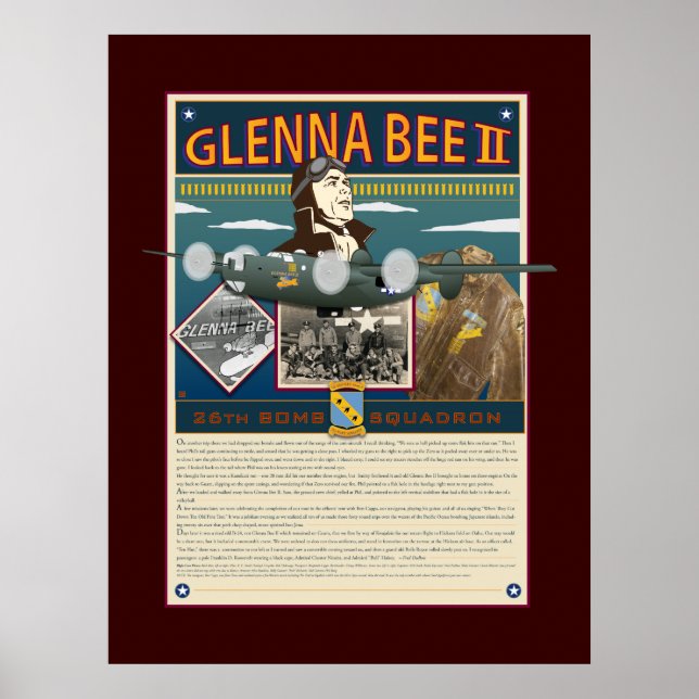 Póster Historia de Fred Glenna Bee II - Imprimir (Frente)