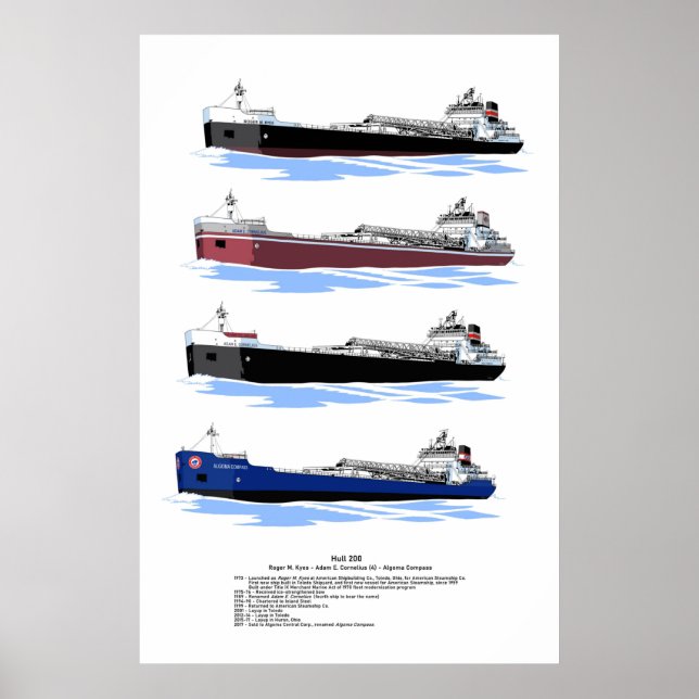 Póster Historia de la brújula del Freigher de los Grandes (Frente)