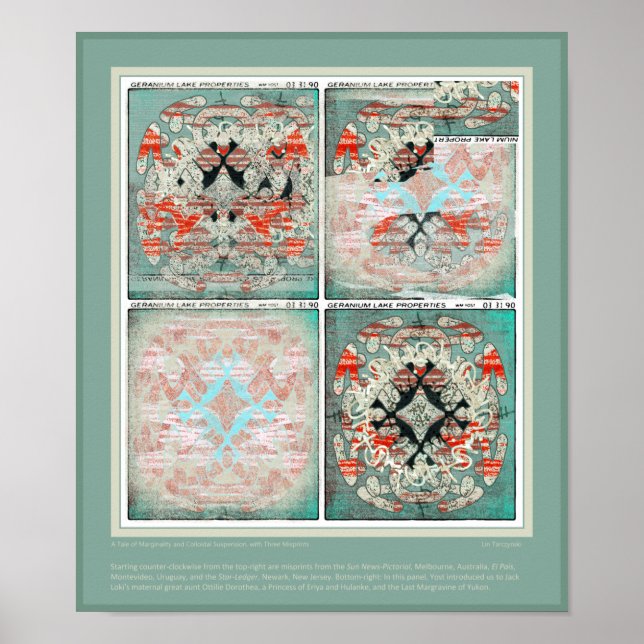 Póster Historia de la marginalidad y la suspensión coloid (Frente)