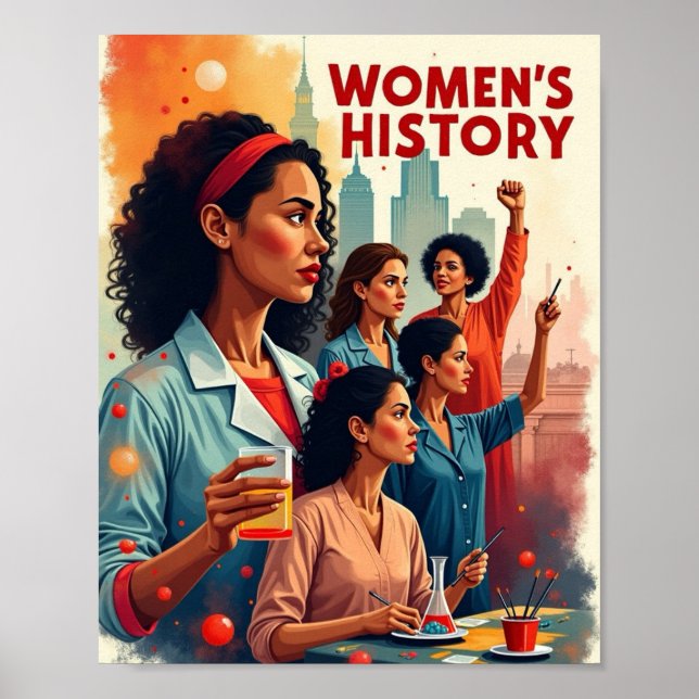 Póster Historia de la mujer (Frente)