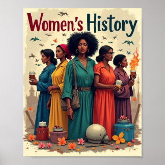 Póster Historia de la mujer