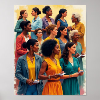 Póster Historia de la mujer