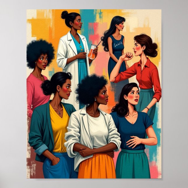 Póster Historia de la mujer (Frente)