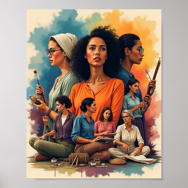 Póster Historia de la mujer (Frente)