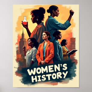 Póster Historia de la mujer