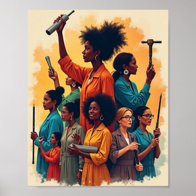 Póster Historia de la mujer (Frente)