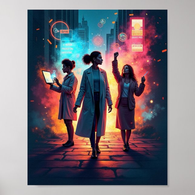 Póster Historia de la mujer (Frente)