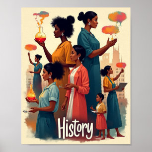 Póster Historia de la mujer