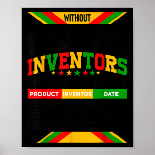 Póster Historia De Los Inventores Negros Olvidados Histor