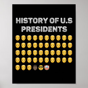 Póster Historia De Los Presidentes De EE. UU. Conteo Patr