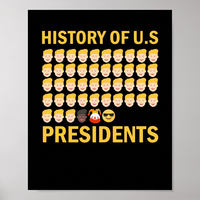 Póster Historia de los presidentes estadounidenses 46° pr (Frente)