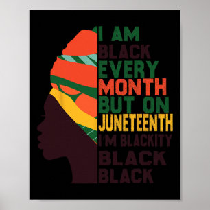 Póster Historia del Mes Negro, Reina del Orgullo Africano