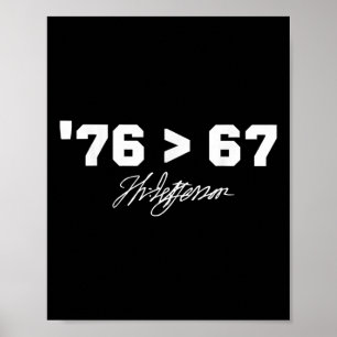 Póster Historia Divertida 76 67 Thomas Jefferson Seis Sie