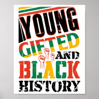 Póster Historia joven dotada y negra