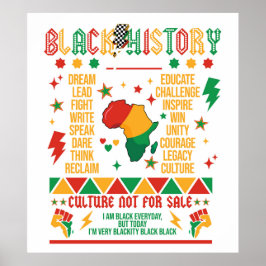 Póster Historia negra