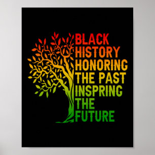 Póster Historia Negra Honrando El Pasado Orgullo Africano