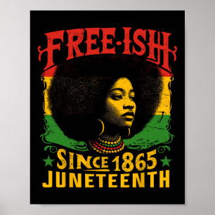Póster Historia negra libre Junetdecia Libertad Emancipa