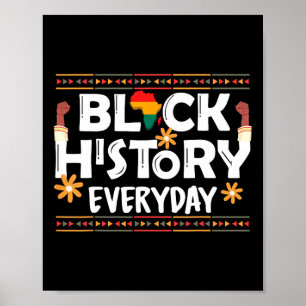 Póster Historia Negra Todos los Días, Historia Negra Esta