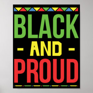 Póster Historia negra y orgullosa