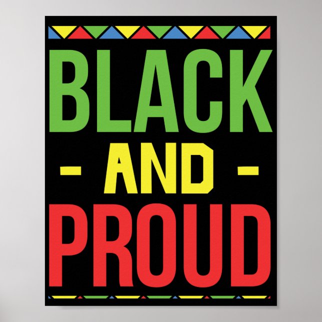 Póster Historia negra y orgullosa (Frente)