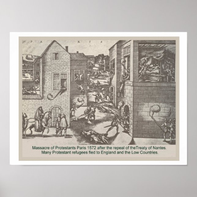 Póster Historia, reforma, masacre de manifestantes (Frente)