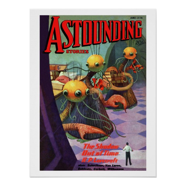Póster Historias asombrosas (junio de 1936) (Anverso)