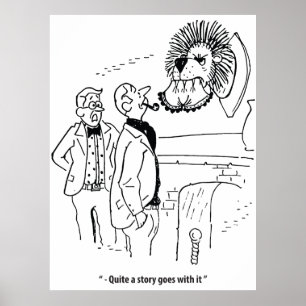 Póster Historias de caza, humor, divertida cosecha