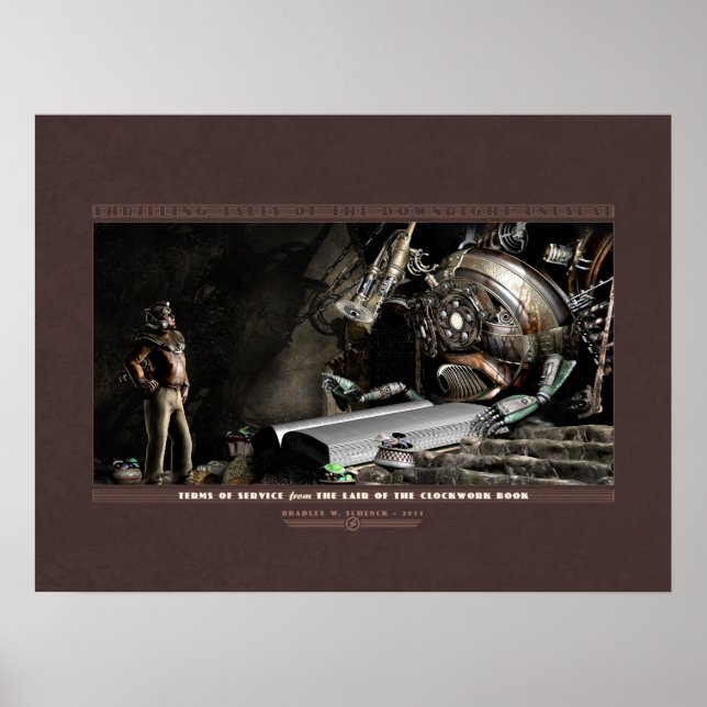 Póster Historias de emoción: Términos de servicio (24x18" (Frente)