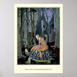 Póster Historias de hadas antiguas francesas: A través de